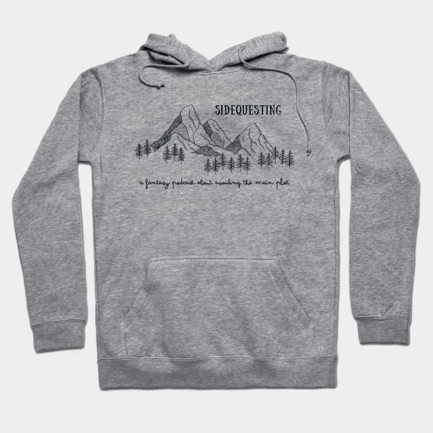Sidequesting Mountain Art Hoodie by Sidequesting